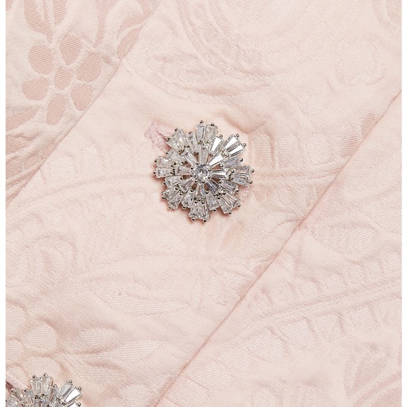 LoveShackFancy Haveri Sqaure-Neck Jacquard Minidress size 4 - Picture 5 of 7